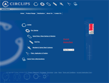 Tablet Screenshot of circlips.com.au